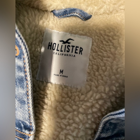 hollister sherpa jean jacket - Picture 3 of 3